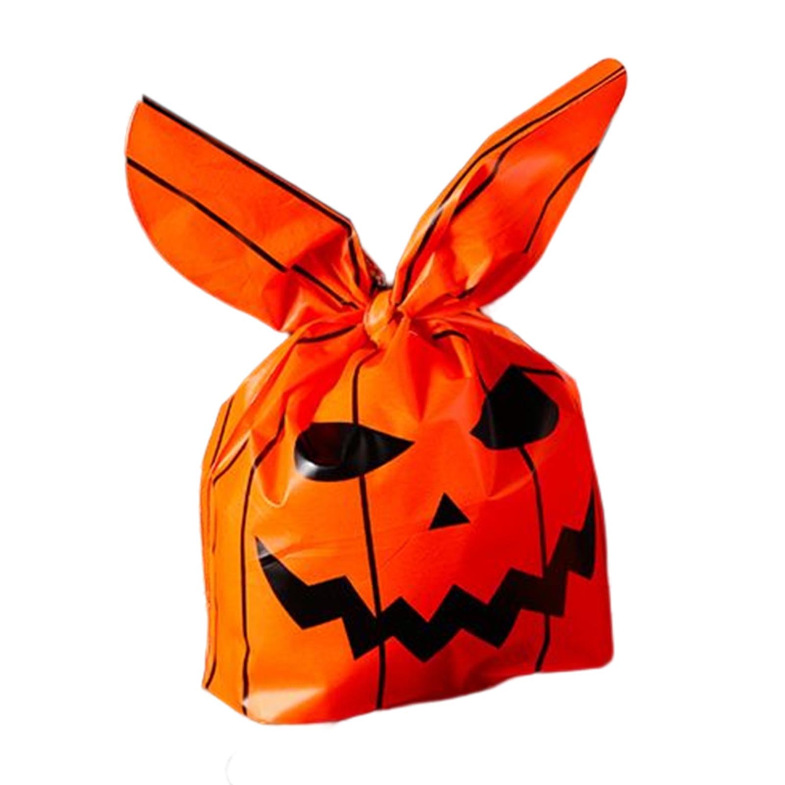 Halloween Candy Bags Party Favor Gift Bags for Celebration Halloween Party Orange A 17cmx10cm