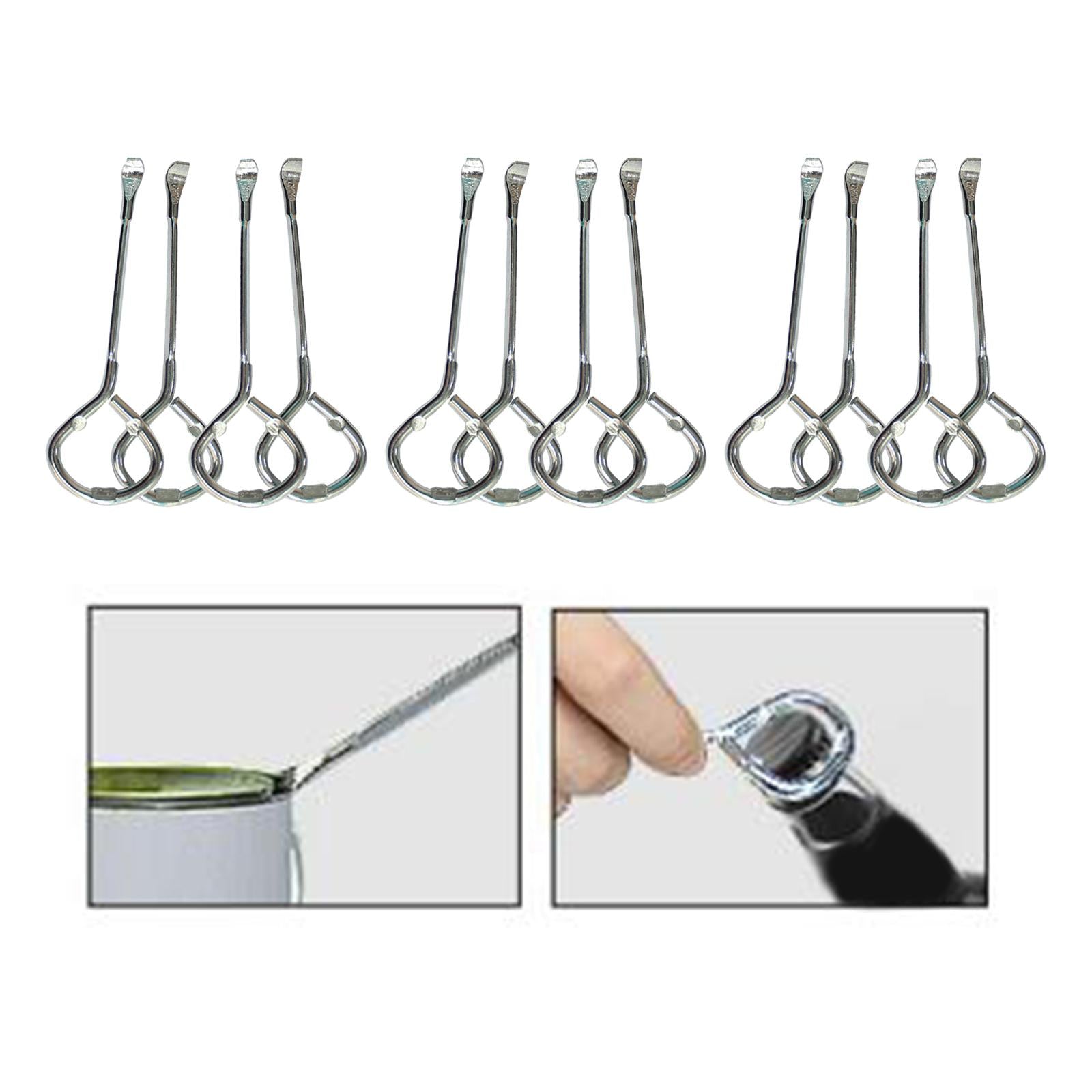 Bottle Opener Beer or Soda Bottle Opener Paint Can Opener for Paint Bucket 12pcs