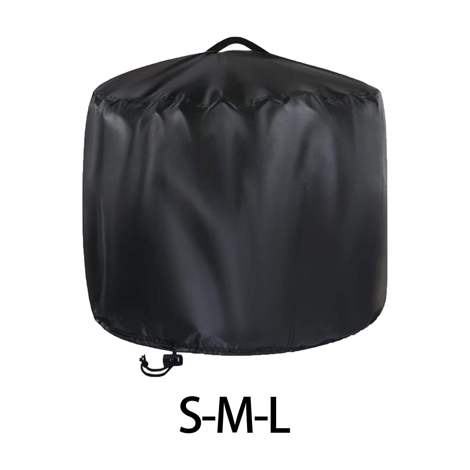 Fire Pit Cover Brazier Cover Windproof Firepit Protective Cover for Indoor S