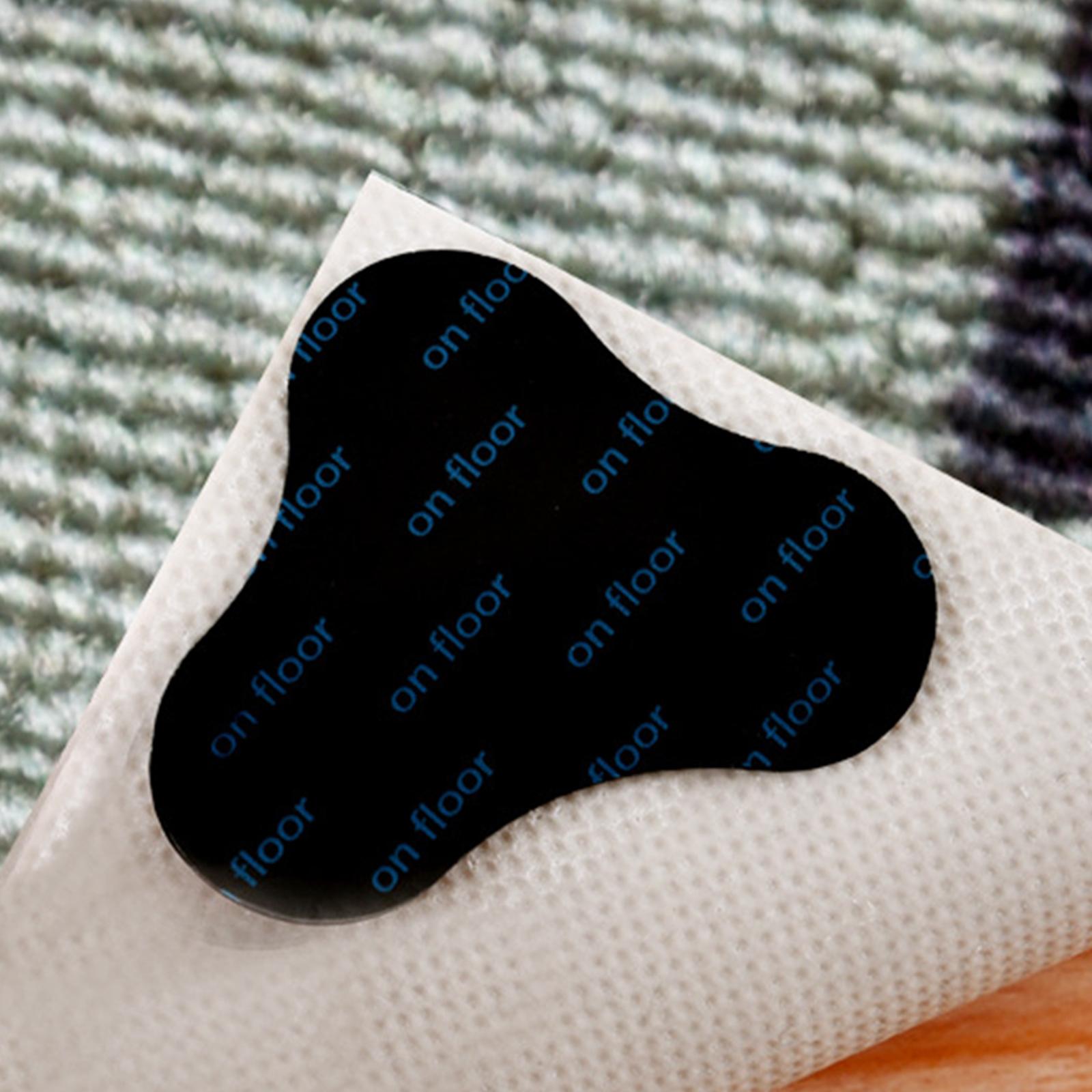 Non Slip Grippers for Rug Reusable Rug Corners Gripper for Hardwood Floors L