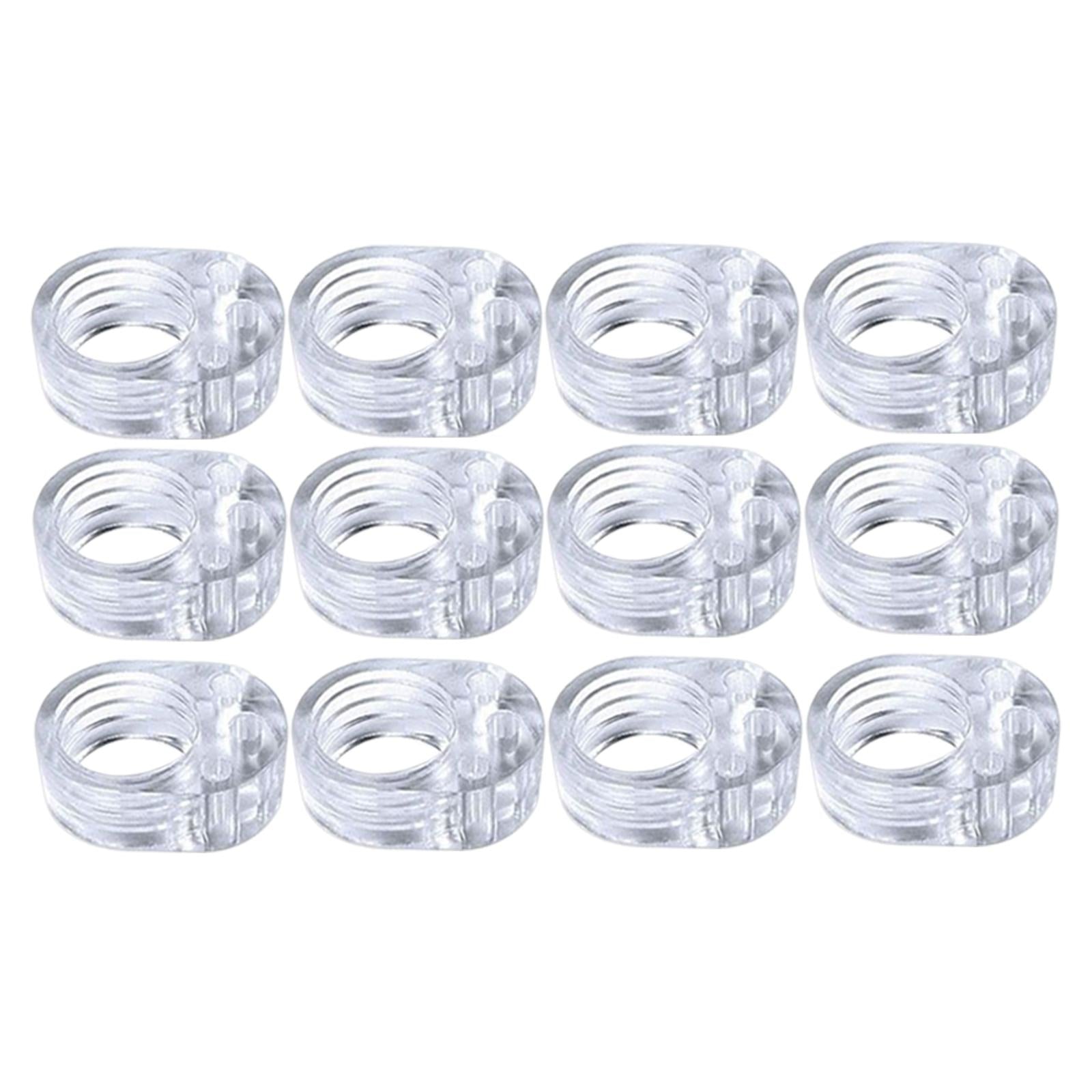 12x Door Handle Stopper Door Handle Buffer Windproof Door Handle for Home