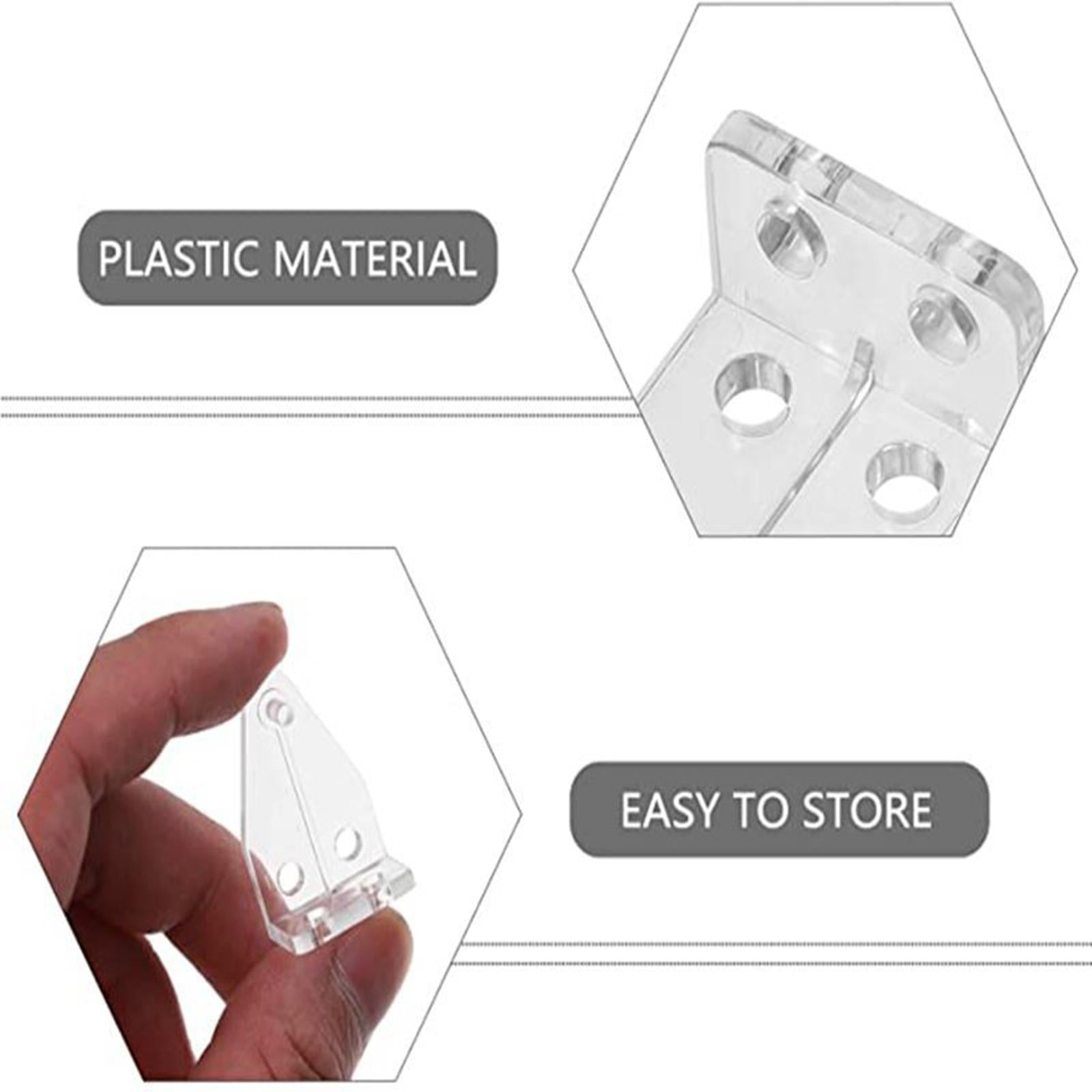 20Pcs Blinds Positioning Hooks Curtain Holder Fittings for Vertical Shutters