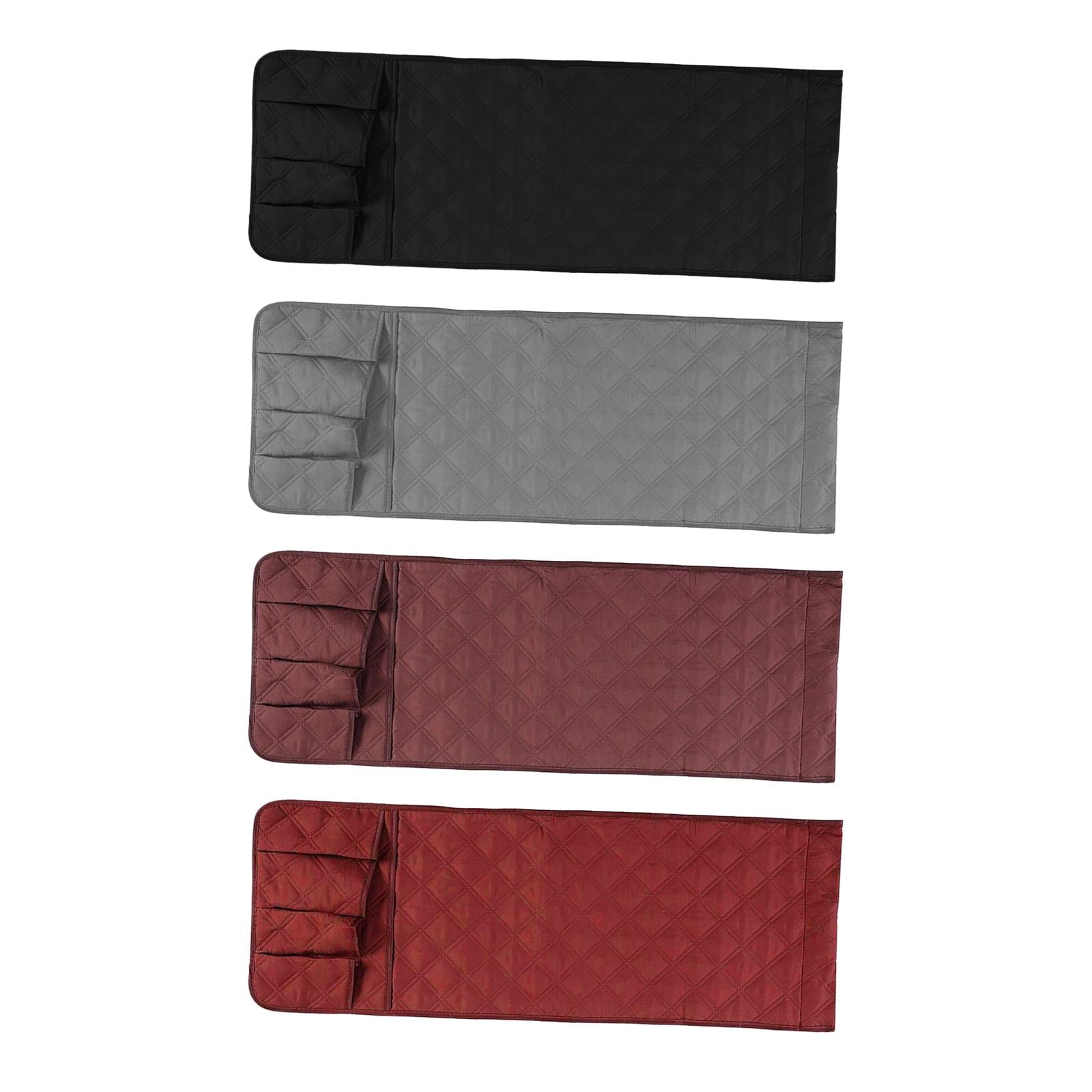 Non Slip Sofa Armrest Organizer Armchair Caddy for Couch Living Room Sofa Black