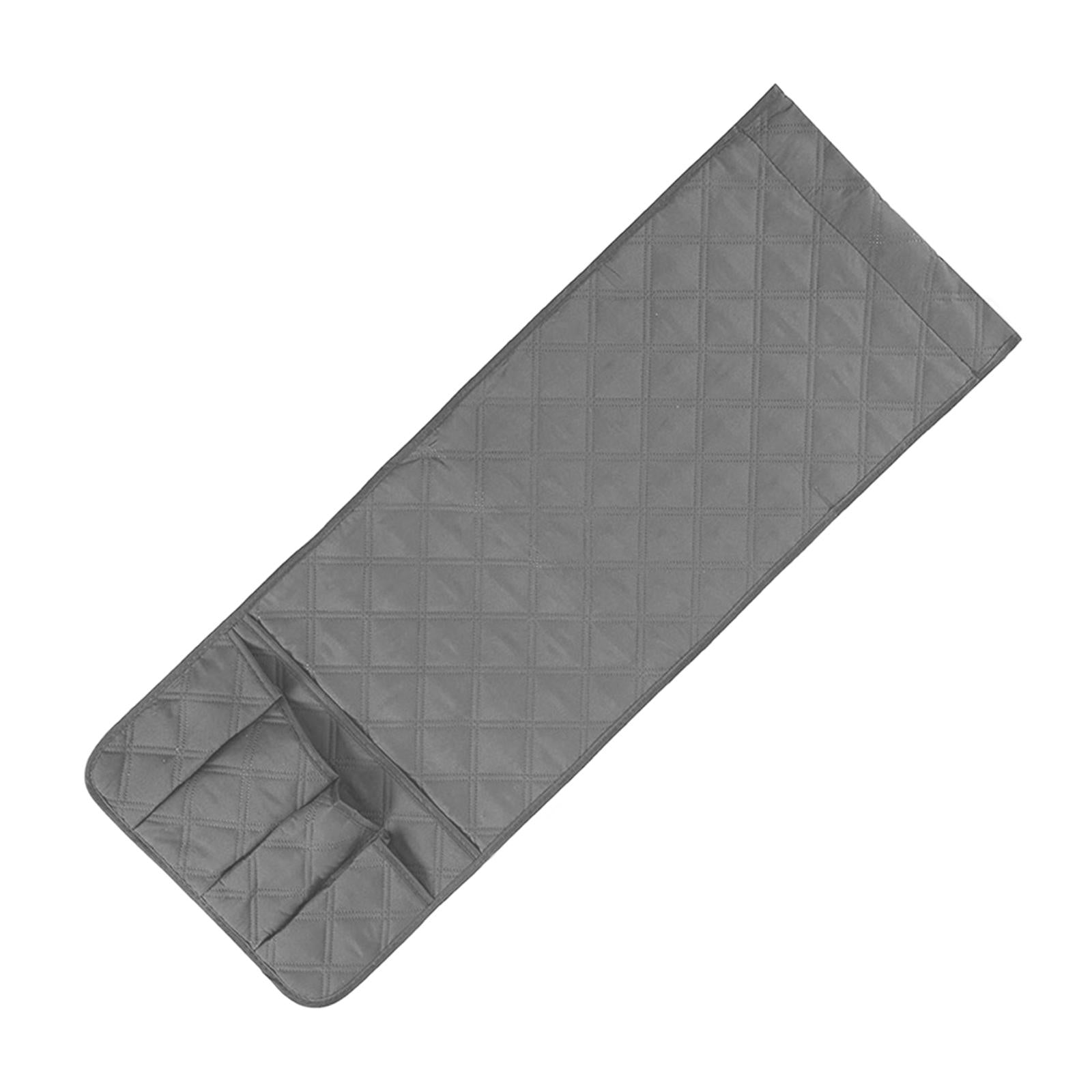 Non Slip Sofa Armrest Organizer Armchair Caddy for Couch Living Room Sofa Gray