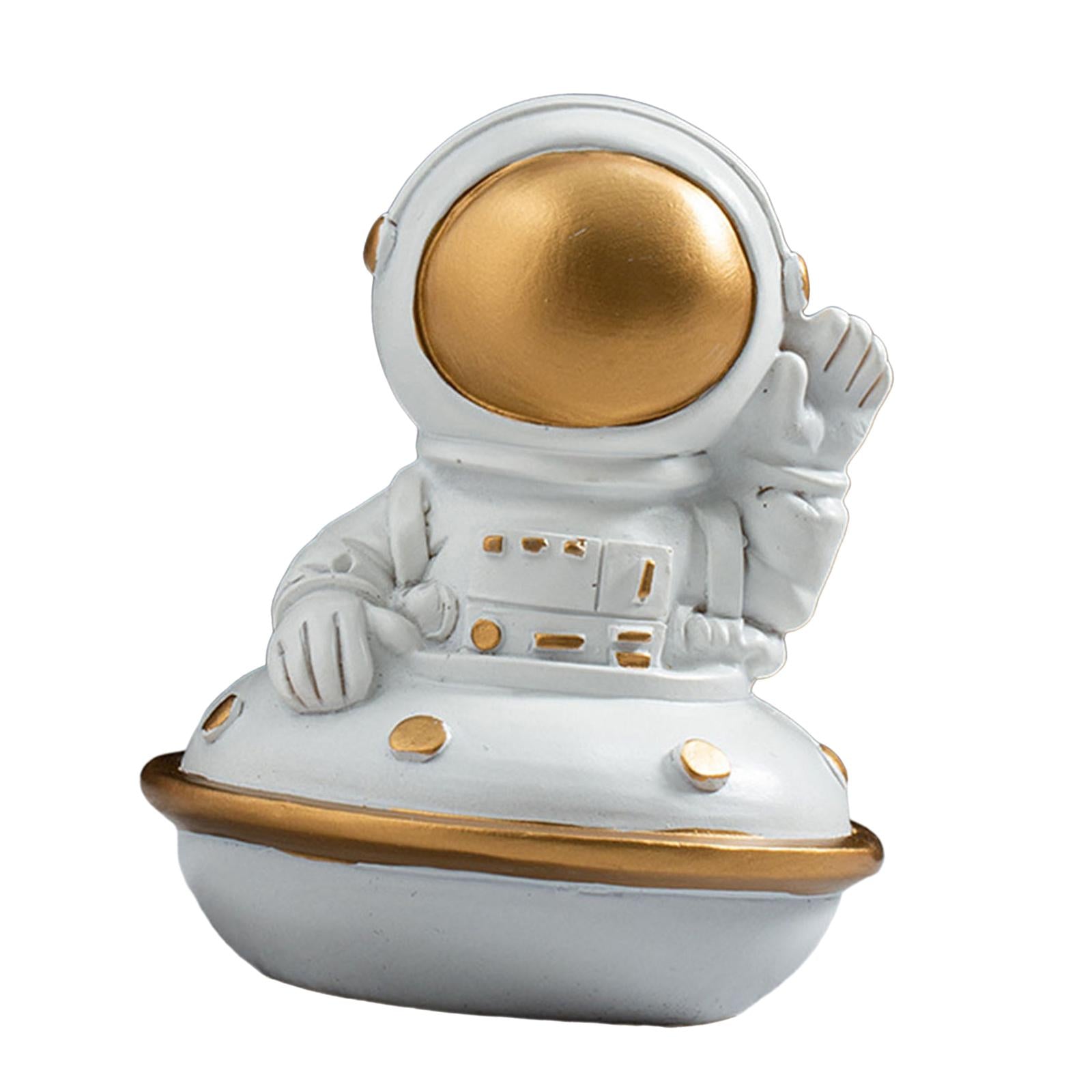 Spaceman Figurine Educational Themed Art for Themed Party Decor Housewarming Sitting Airship