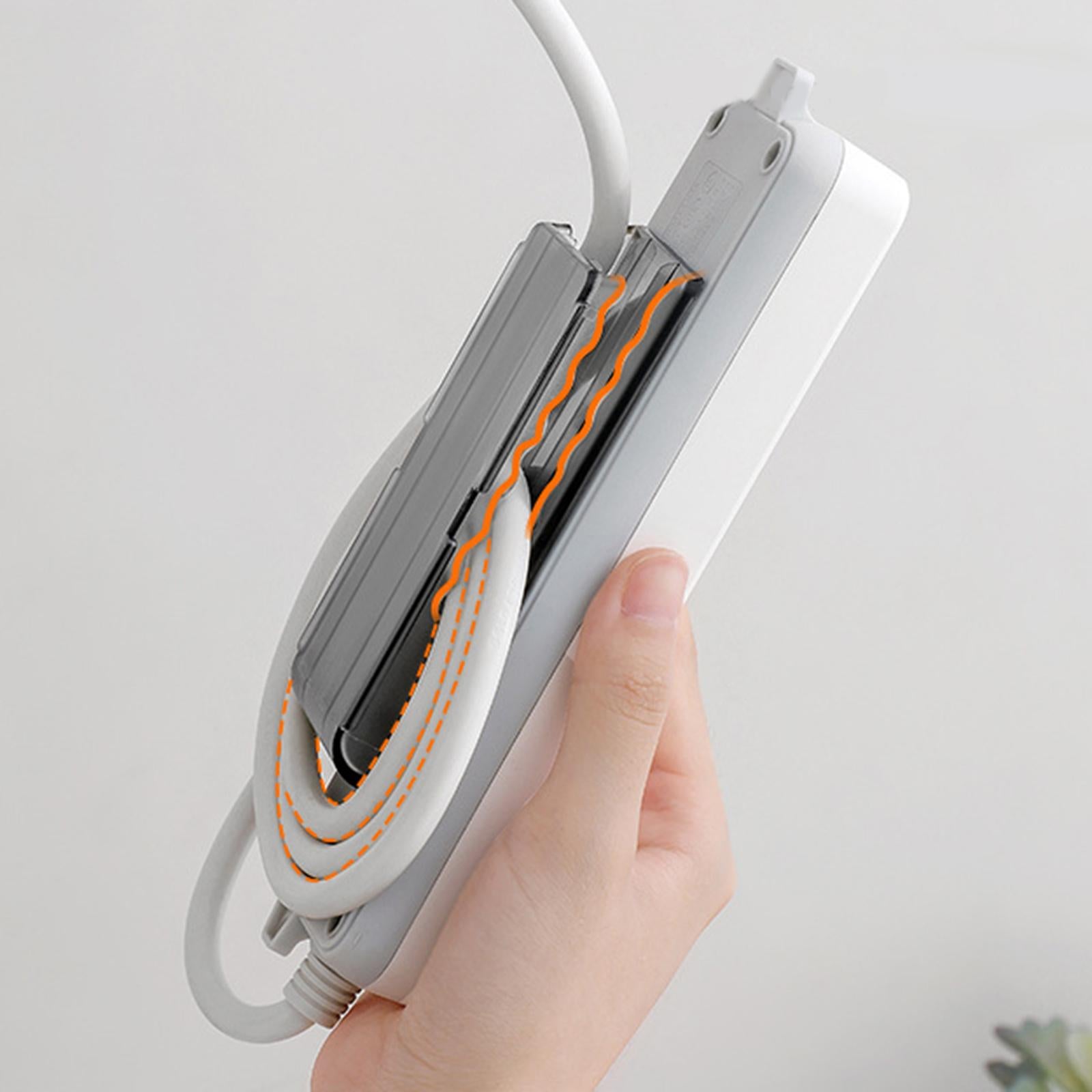 Socket Fixer Cable Management Organizer Self Adhesived office Household Transparent