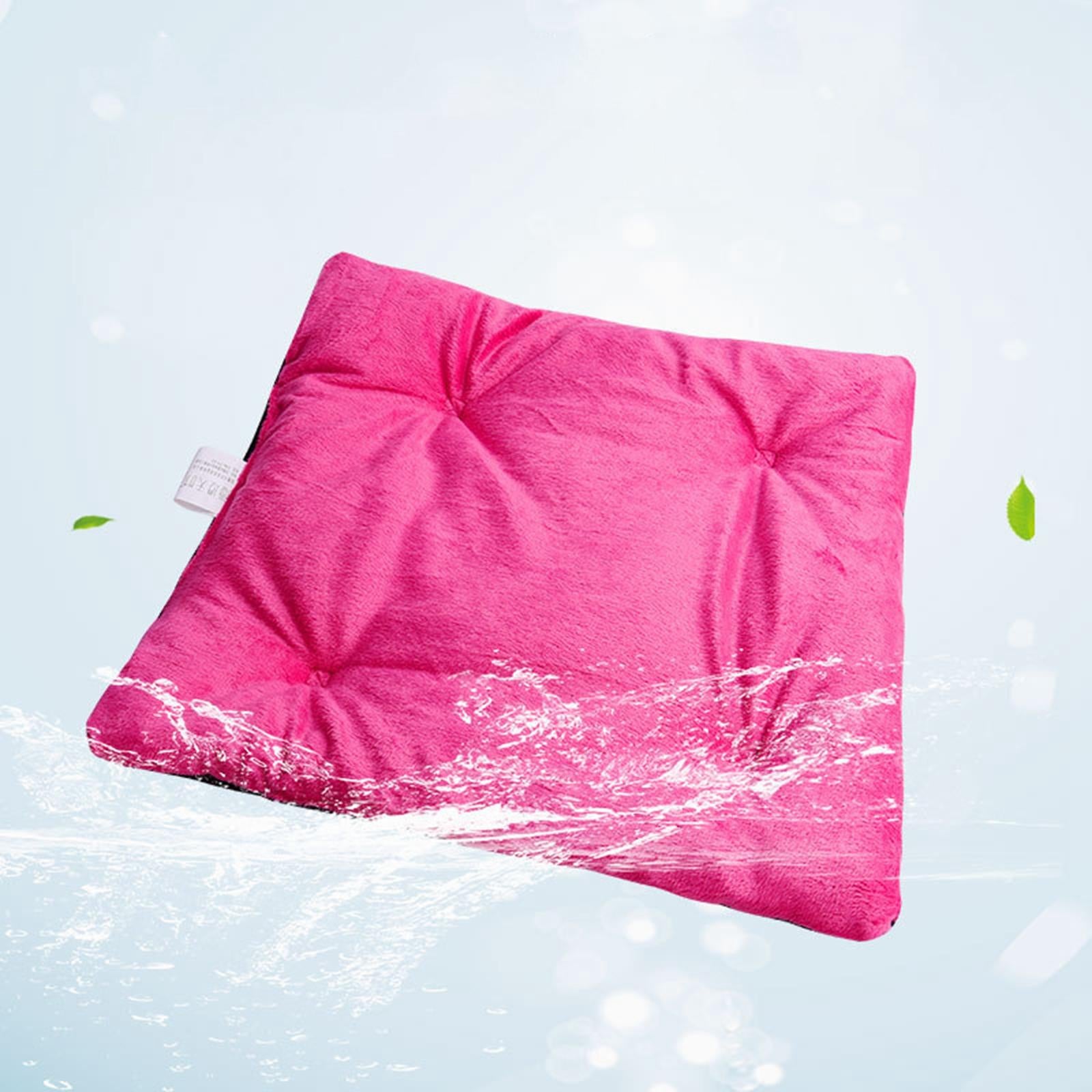 Electric Heating Pad Comfortable USB Warm for Car Bedroom  Rose Red