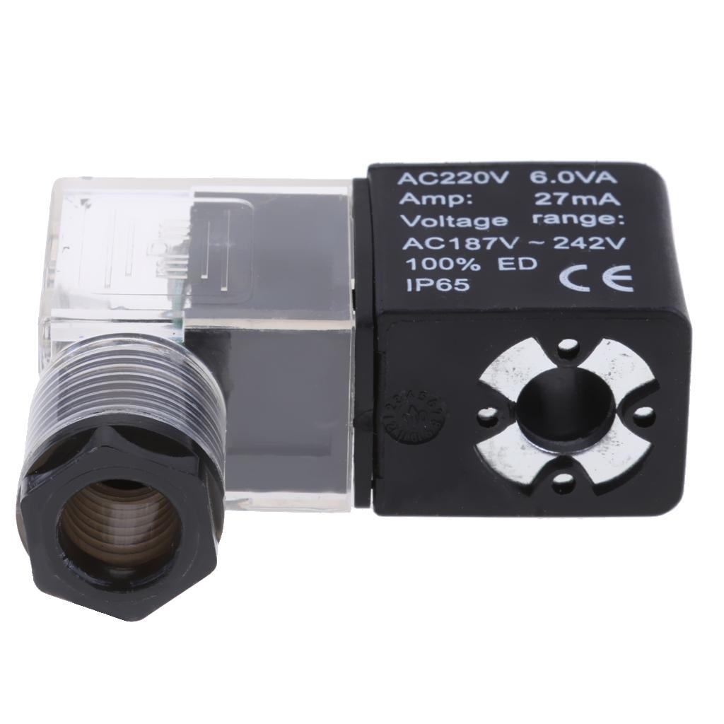 Electric Solenoid Valve Pneumatic Air 110V AC220V