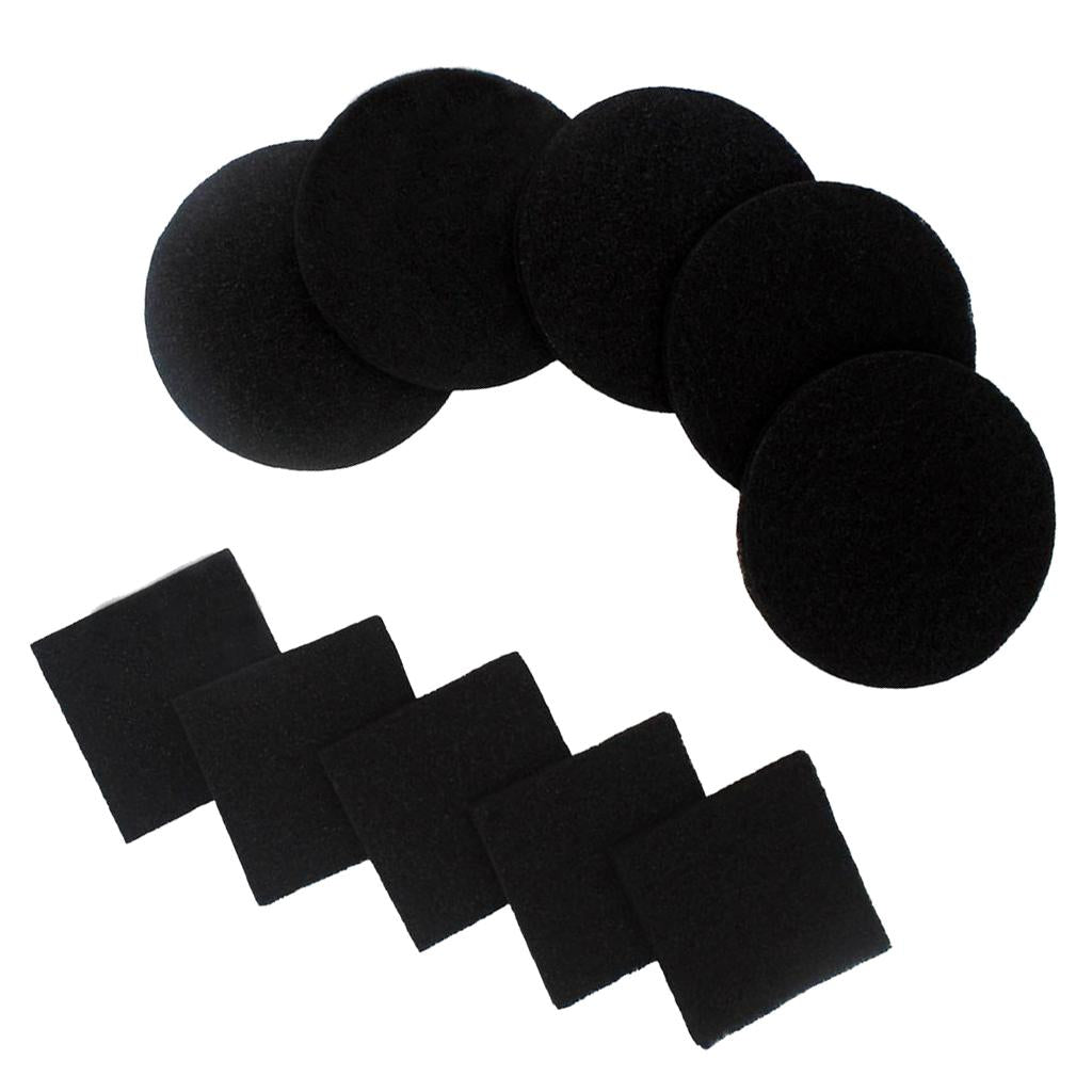 10 Pieces Activated Carbon Compost Bin Filter Refill Round and Square