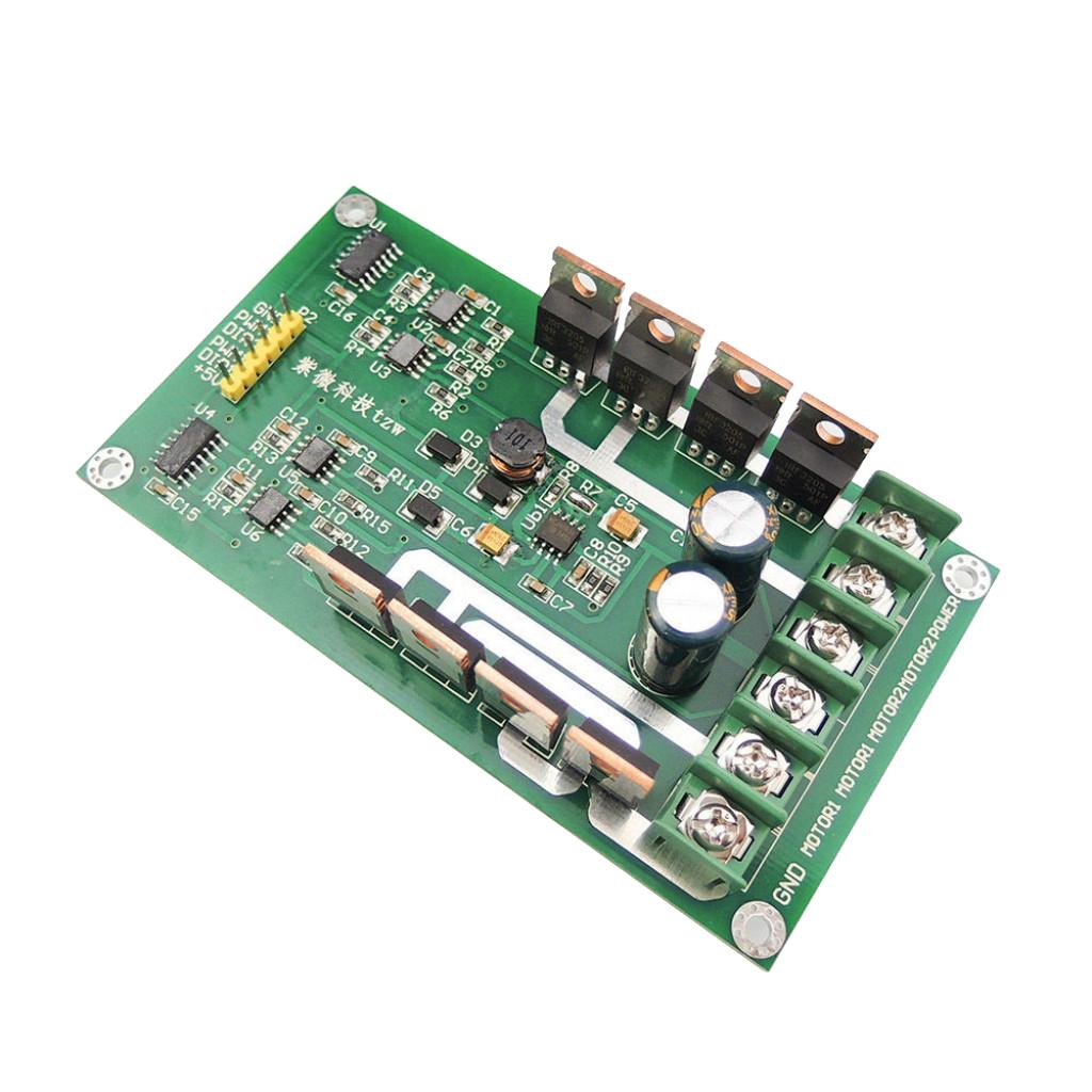 3V-36V Dual DC Motor Driver Board Module H-bridge MOSFET IRF3205 15A
