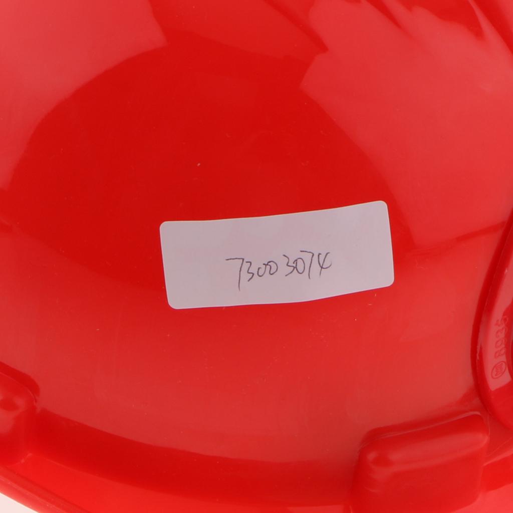 Solar Powered Safety Helmet Work Cap Hat Head Protect with Cooling Fan Red
