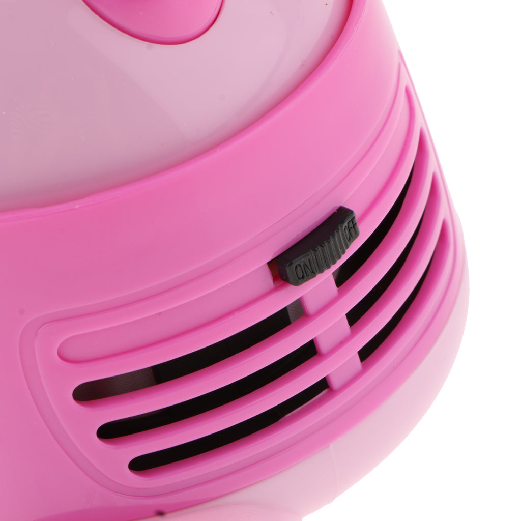 Mini Cat Table Dust Vaccum Cleaner Corner Desktop Home Office Dust Sweeper  Pink