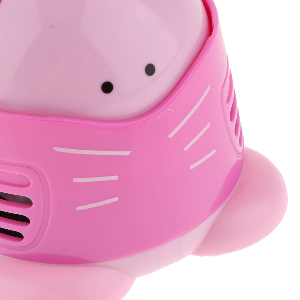 Mini Cat Table Dust Vaccum Cleaner Corner Desktop Home Office Dust Sweeper  Pink