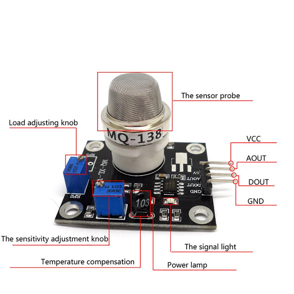 MQ138 VOC HCHO  Volatile Organic Gas Detection Sensor Module