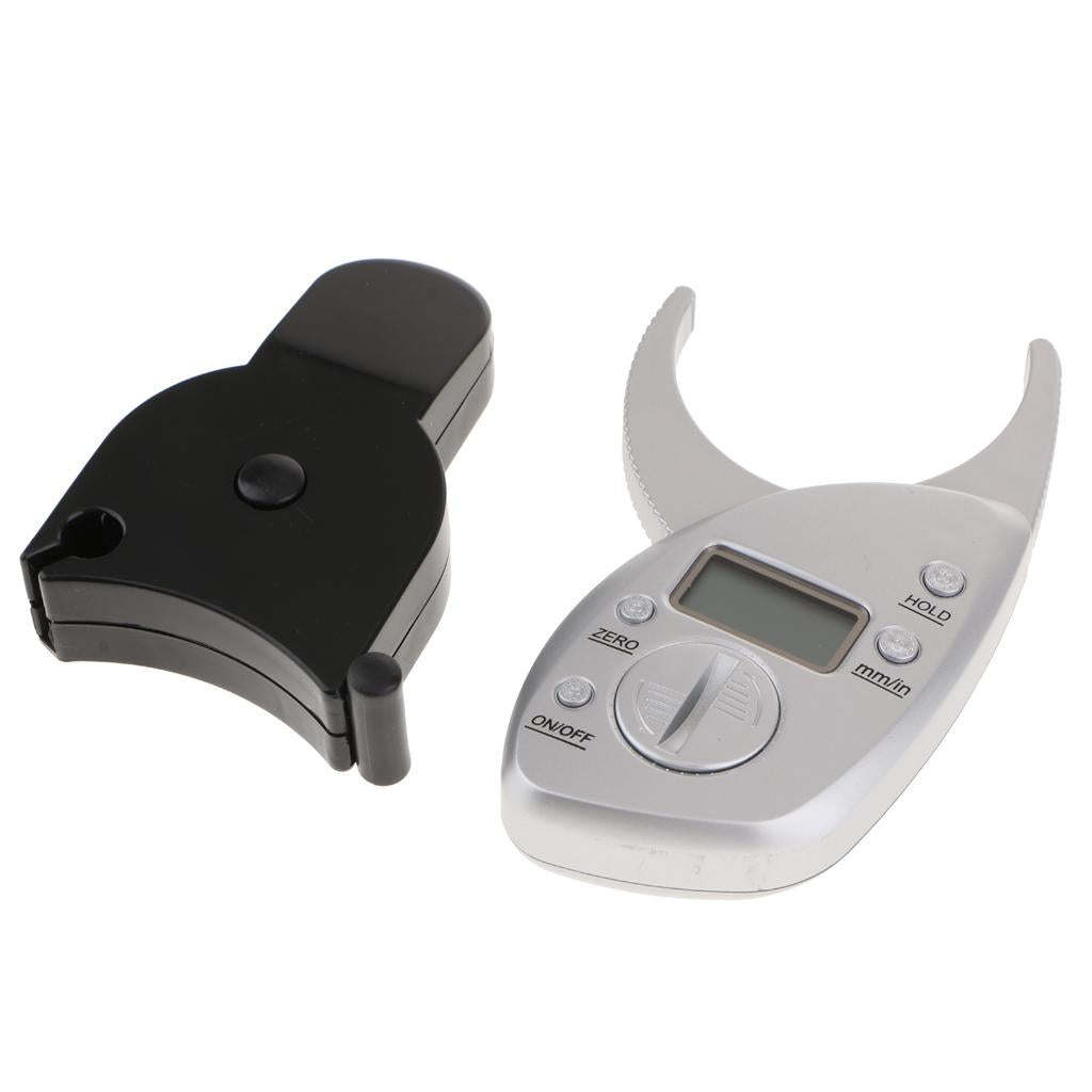Mini Body Fat Caliper Fat Percentage Digital LCD Display Fold Method Measure