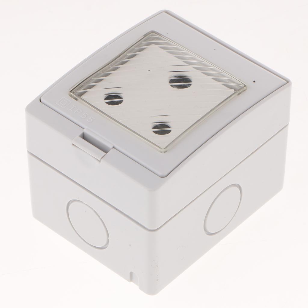 Waterproof South African Standard Wall Socket Panel 110-250V 16A