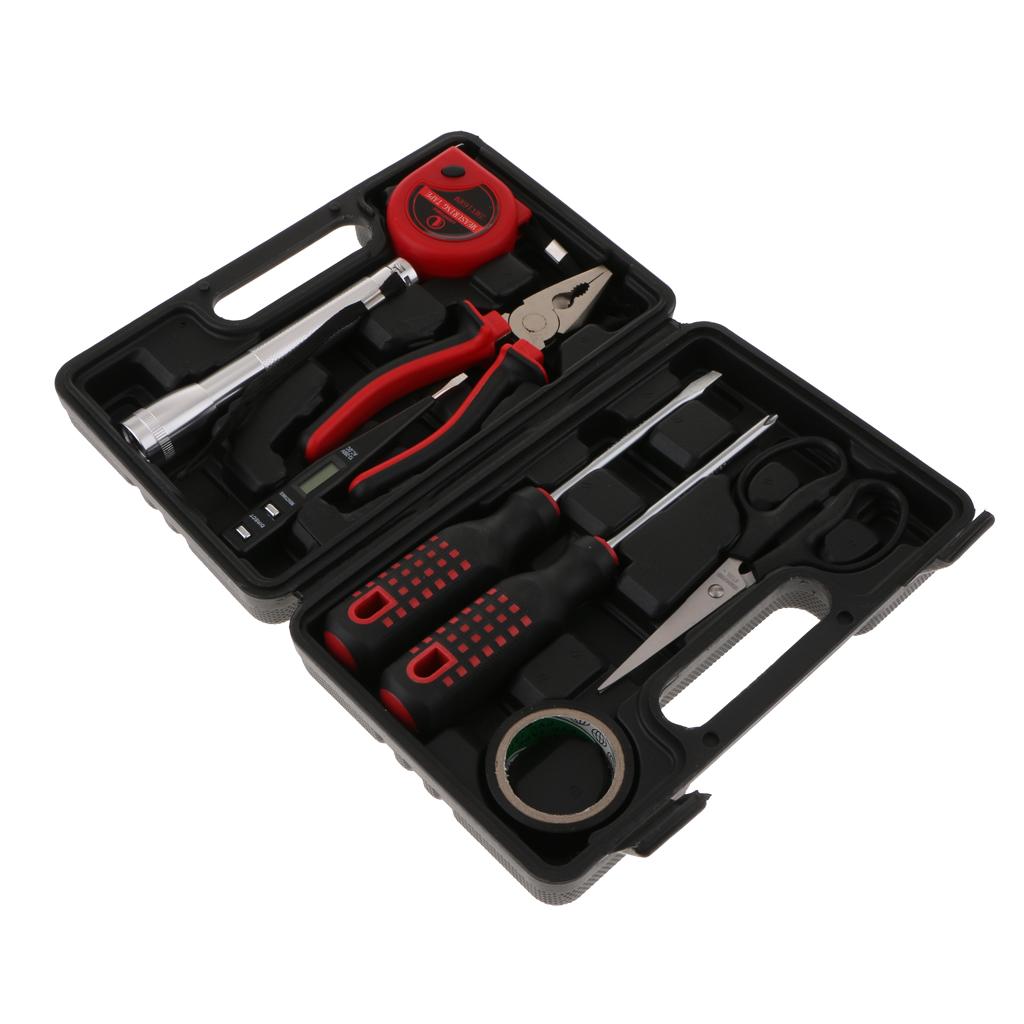 LC8609 8 PCS Basic Portable Toolbox Kit Repair Home Electrician Tool Generic