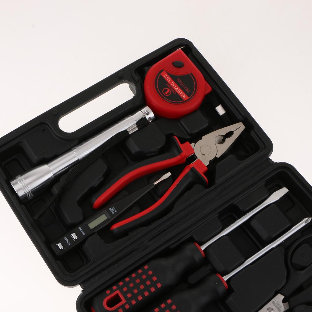 LC8609 8 PCS Basic Portable Toolbox Kit Repair Home Electrician Tool Generic