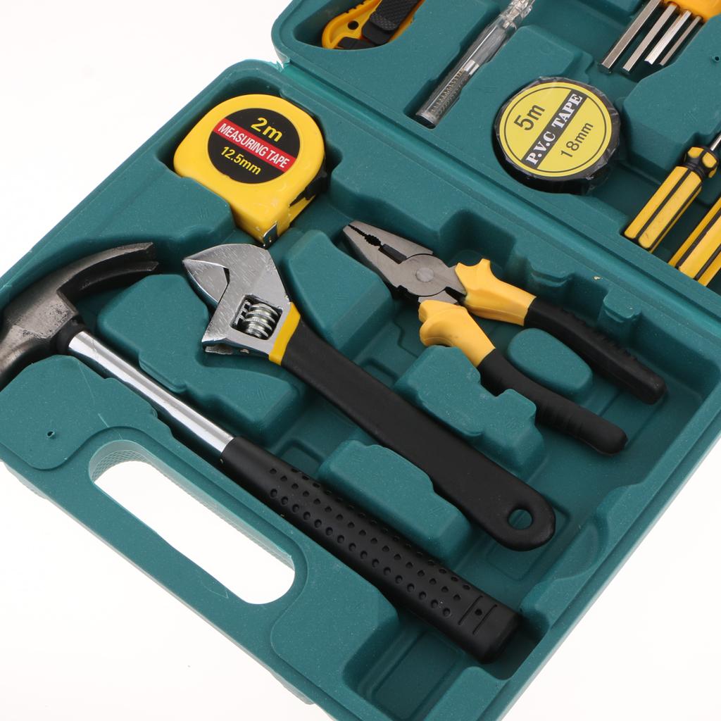 LC8016-1 Professional Mechanics Tools Kit Home Repair Tool Set with Case