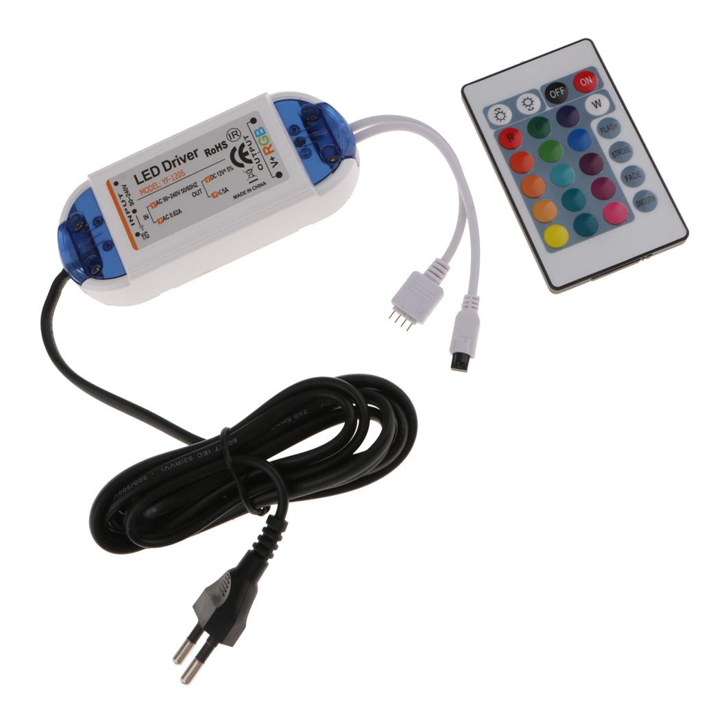 LED Integrated RGB Power Controller 5A Dedicated + RGB Strip Light