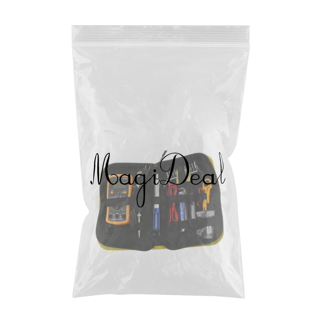 110V 60W Adjustable Temp Electric Soldering Iron Tool Kit Multimeter US Plug