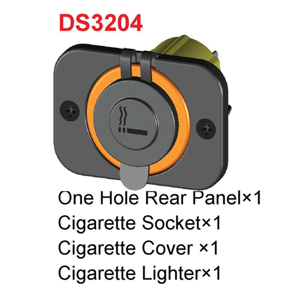 DS3204 12V/24V 4.2A Universal Cigarette Lighter Socket Plug Connector
