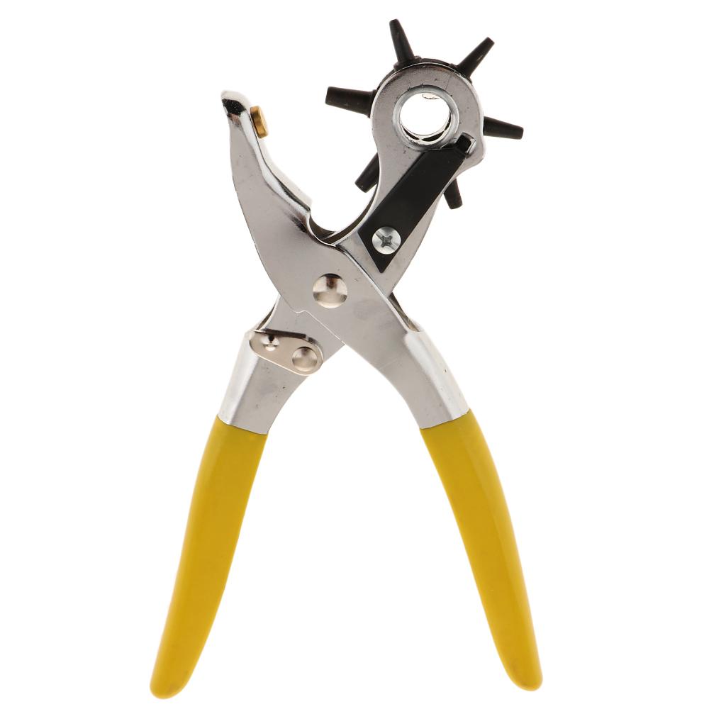Stainless Steel Belt Puncher 6-hole Belt Puncher Leather Belt Holes Punch