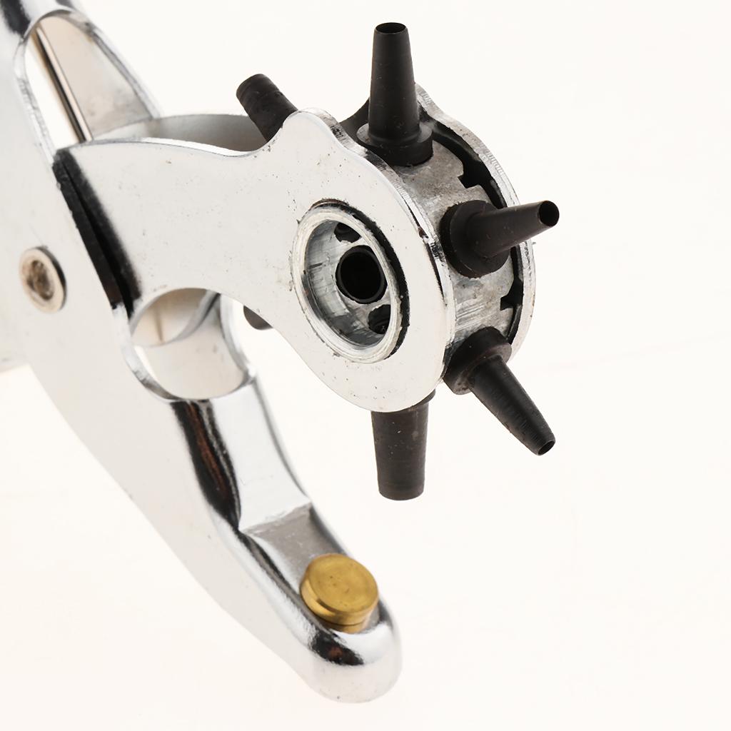 Stainless Steel Belt Puncher 6-hole Belt Puncher Leather Belt Holes Punch