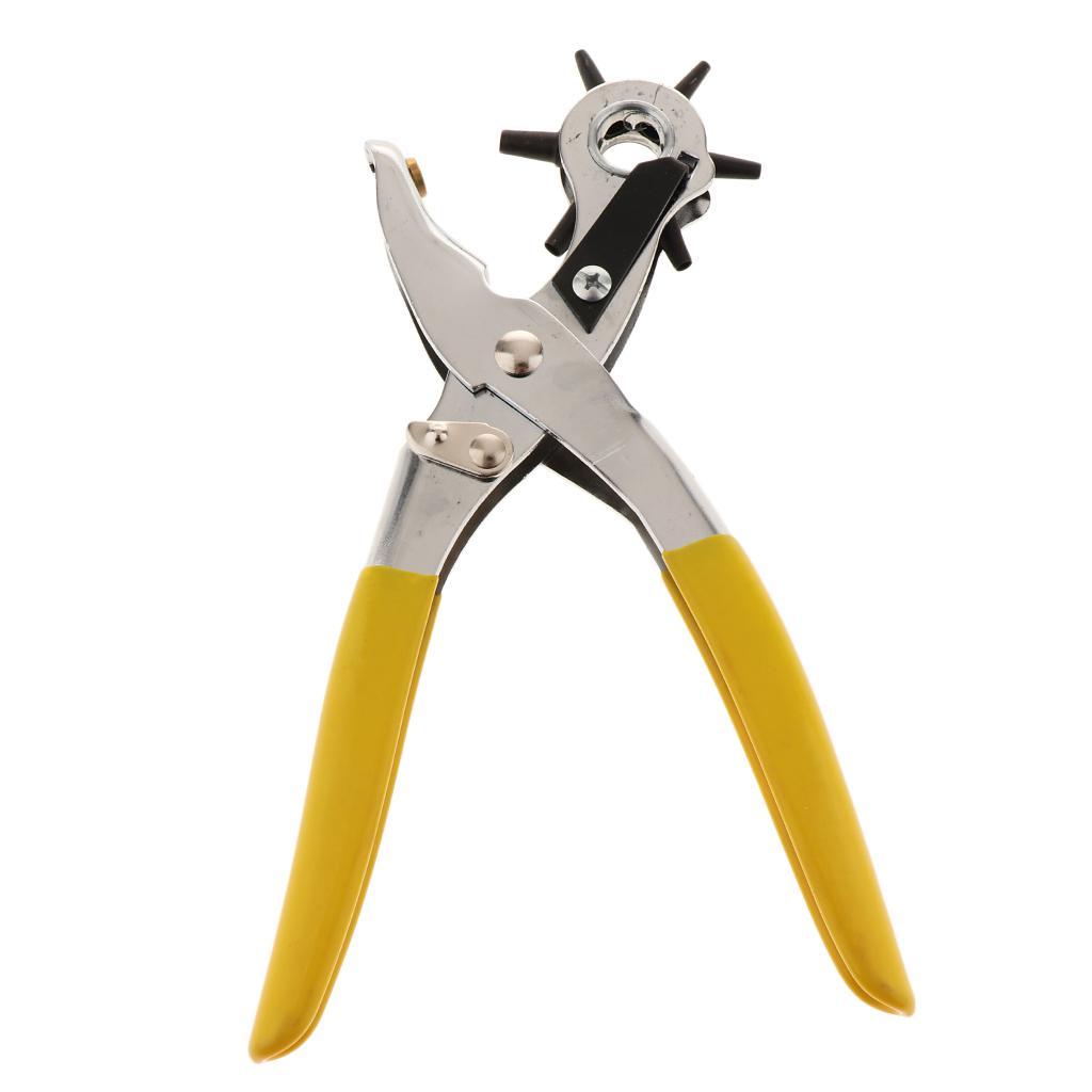 Stainless Steel Belt Puncher 6-hole Belt Puncher Leather Belt Holes Punch