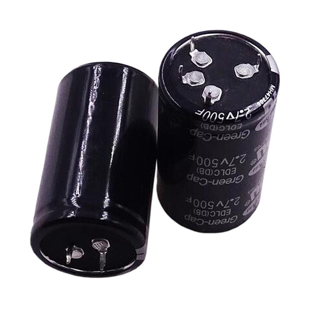 Farad Capacitor 2.7V 500F 35 x 60mm Super Ultra Capacitor 4Pins