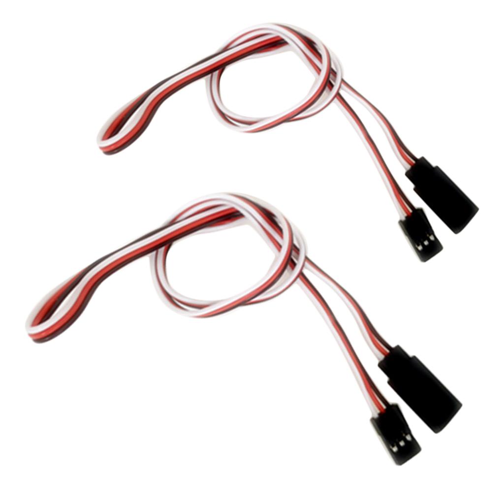 Male to Female Plug Extension Cable Wire for Futaba JR Connector Servo 300mm