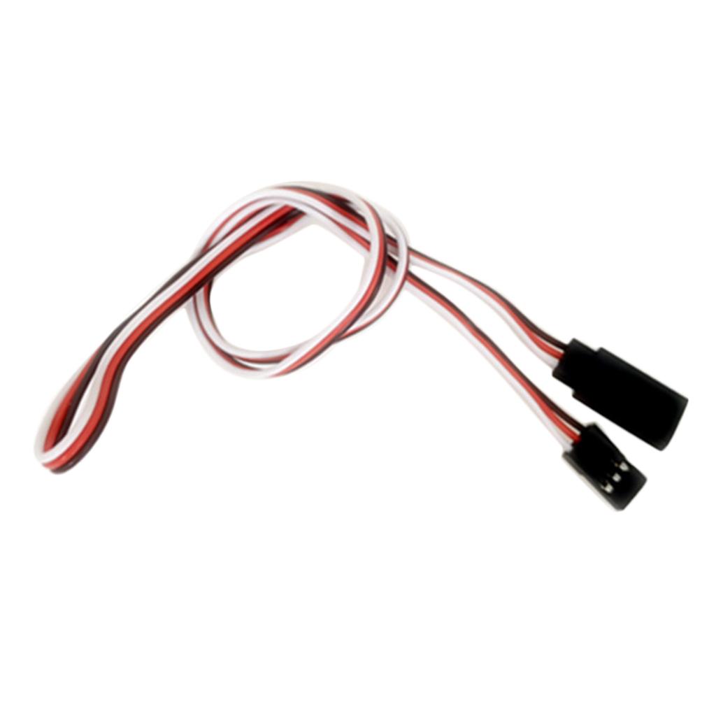 Male to Female Plug Extension Cable Wire for Futaba JR Connector Servo 500mm