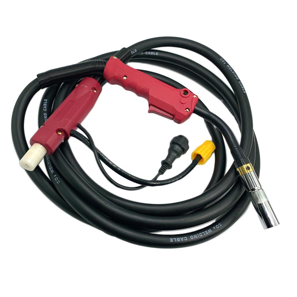 Welder Machine Welding Torch Euro Central Plug Connector Adaptor 500A 5M
