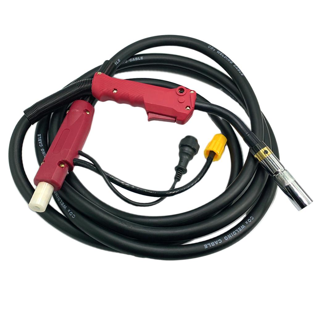 Welder Machine Welding Torch Euro Central Plug Connector Adaptor 500A 5M