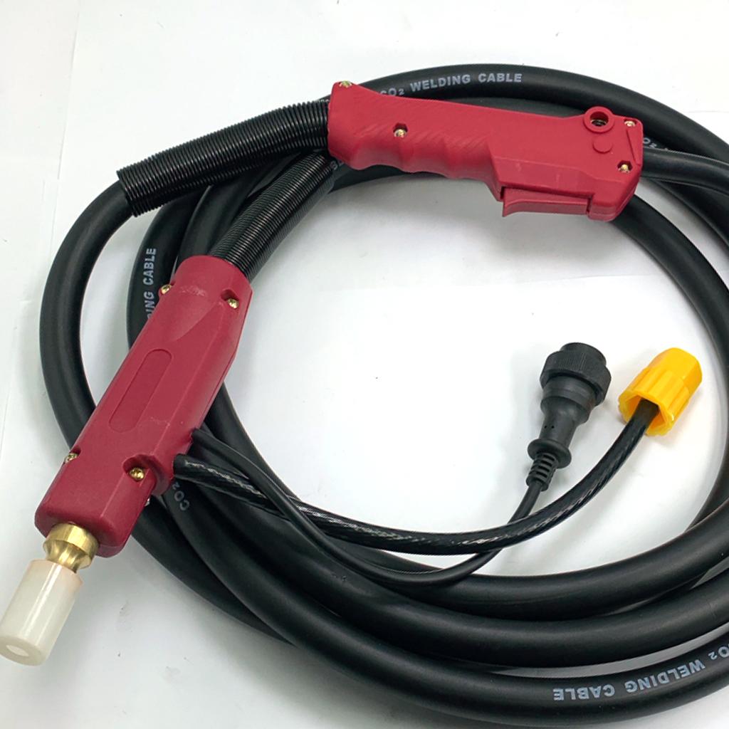 Welder Machine Welding Torch Euro Central Plug Connector Adaptor 500A 5M