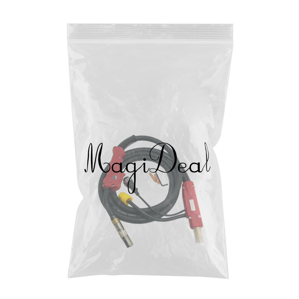 Welder Machine Welding Torch Euro Central Plug Connector Adaptor 350A 3M Red