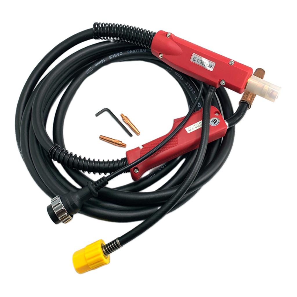 Welder Machine Welding Torch Euro Central Plug Connector Adaptor 180A 5M
