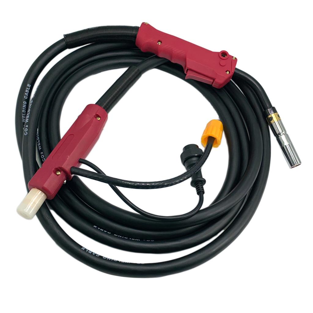 Welder Machine Welding Torch Euro Central Plug Connector Adaptor 350A 5M