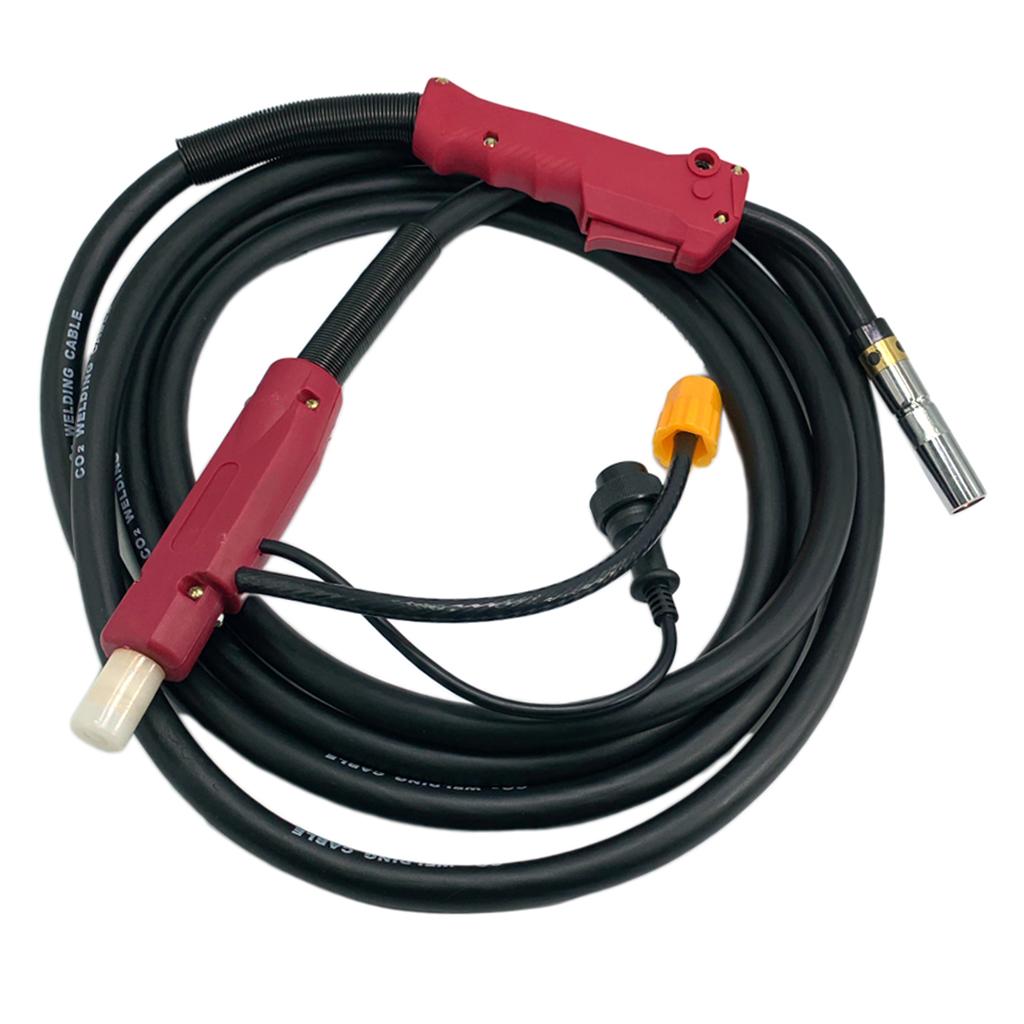 Welder Machine Welding Torch Euro Central Plug Connector Adaptor 350A 5M