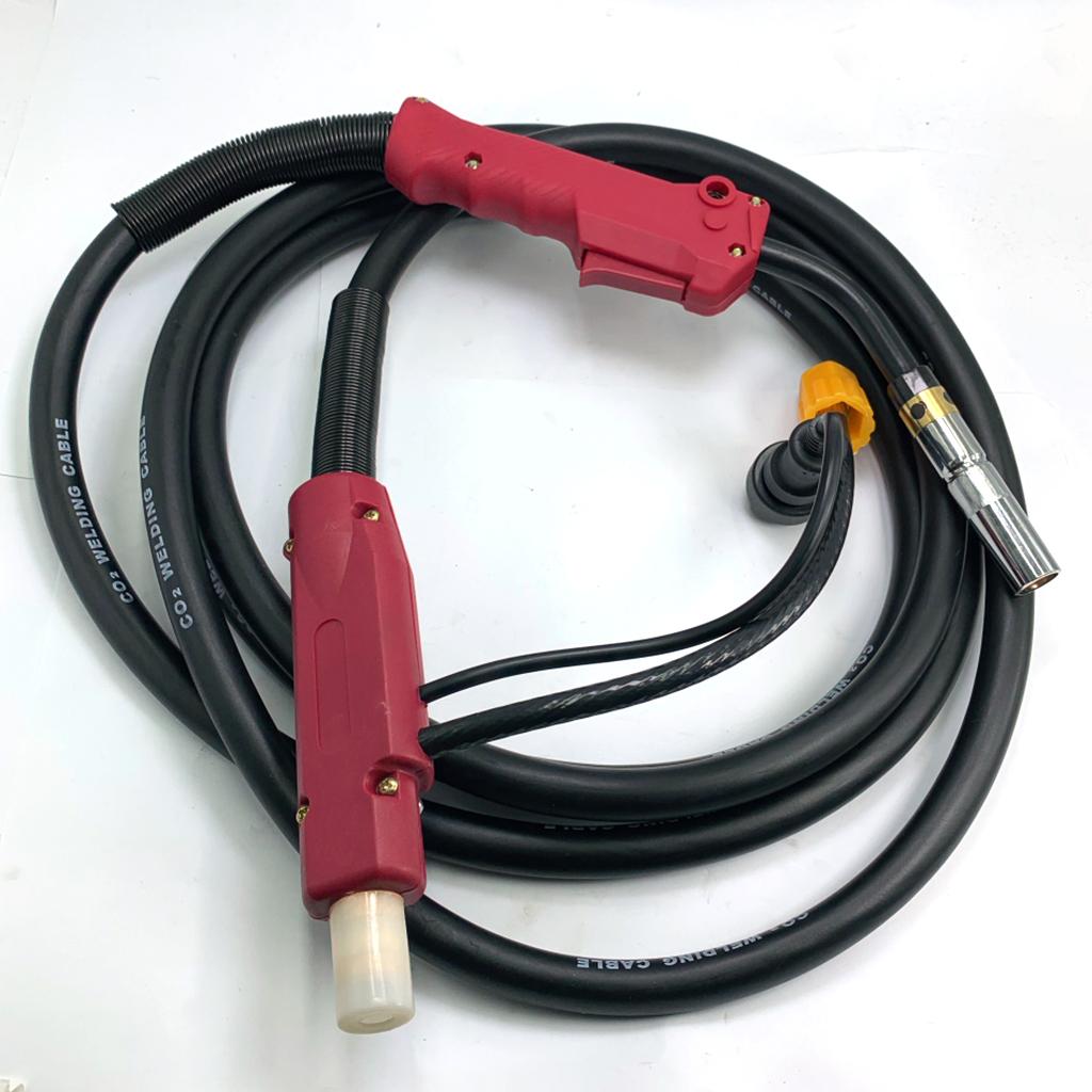 Welder Machine Welding Torch Euro Central Plug Connector Adaptor 350A 5M