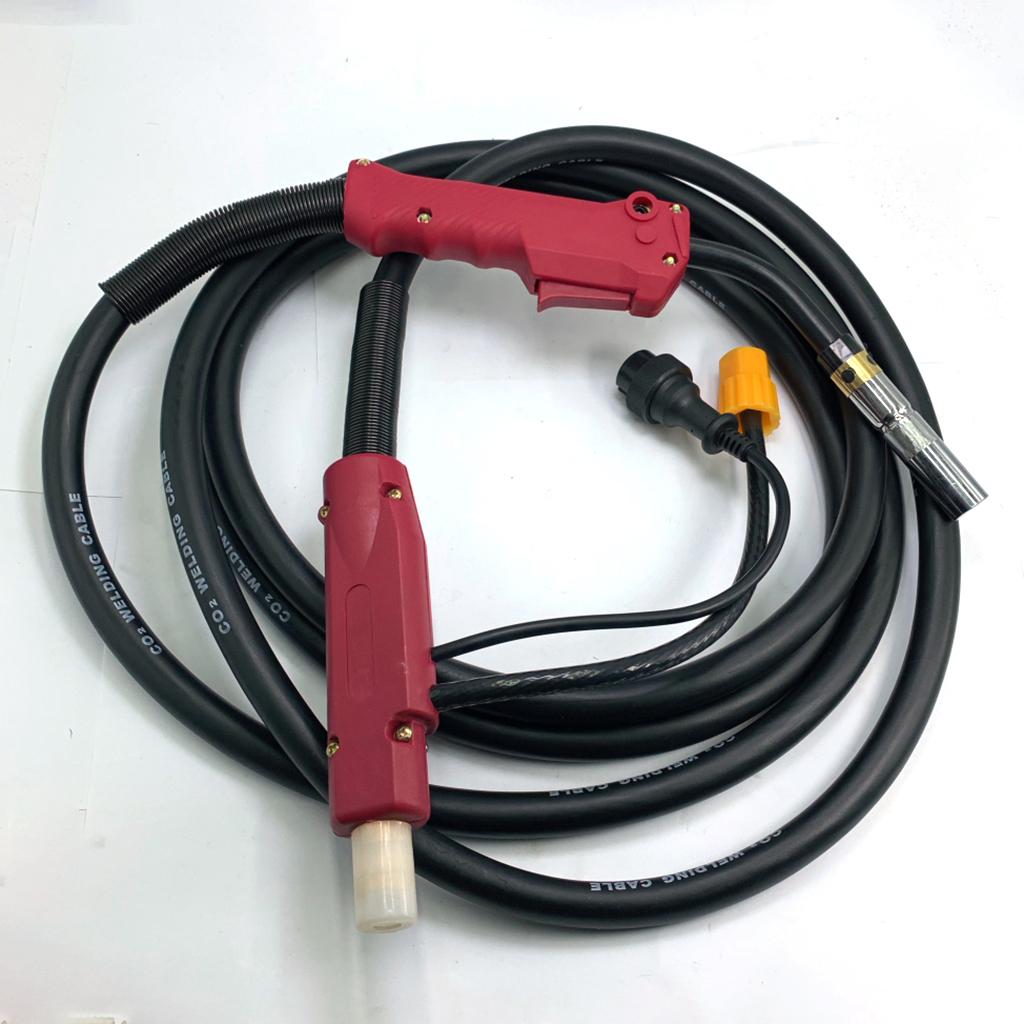 Welder Machine Welding Torch Euro Central Plug Connector Adaptor 350A 5M