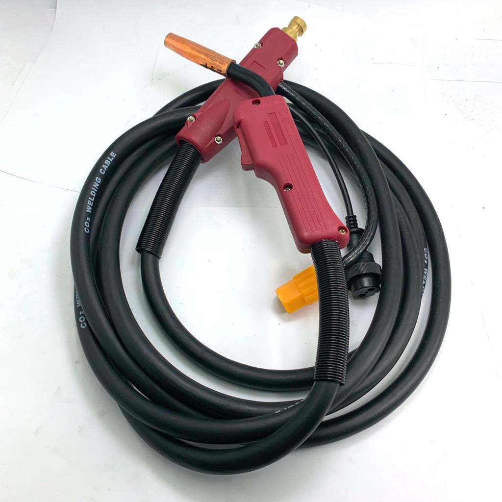 Welder Machine Welding Torch Euro Central Plug Connector Adaptor 200A 5M