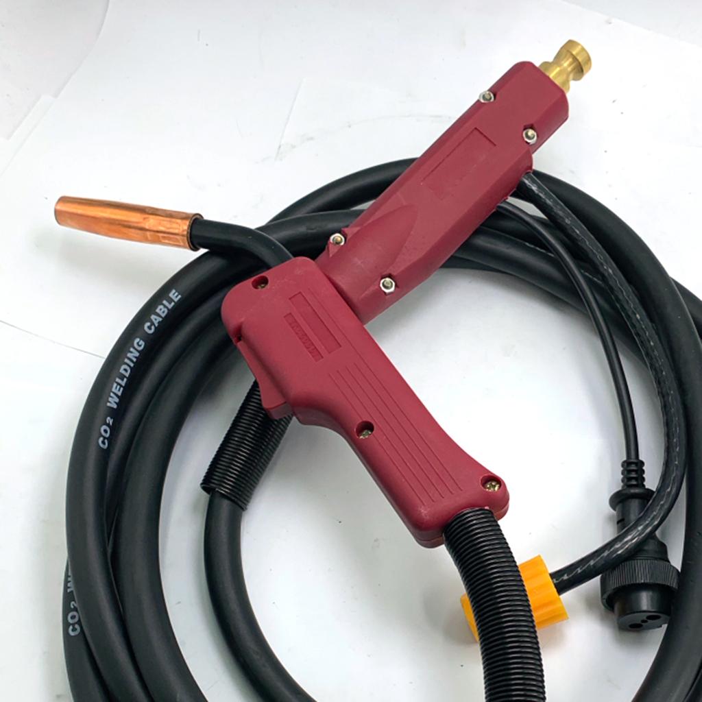 Welder Machine Welding Torch Euro Central Plug Connector Adaptor 200A 5M