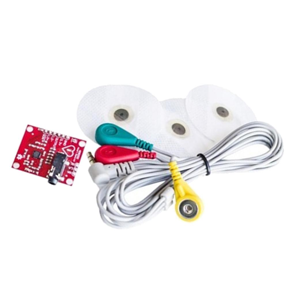 AD8232 ECG Module Heart Monitor Measurement Sensor Pulse Signal Board Set
