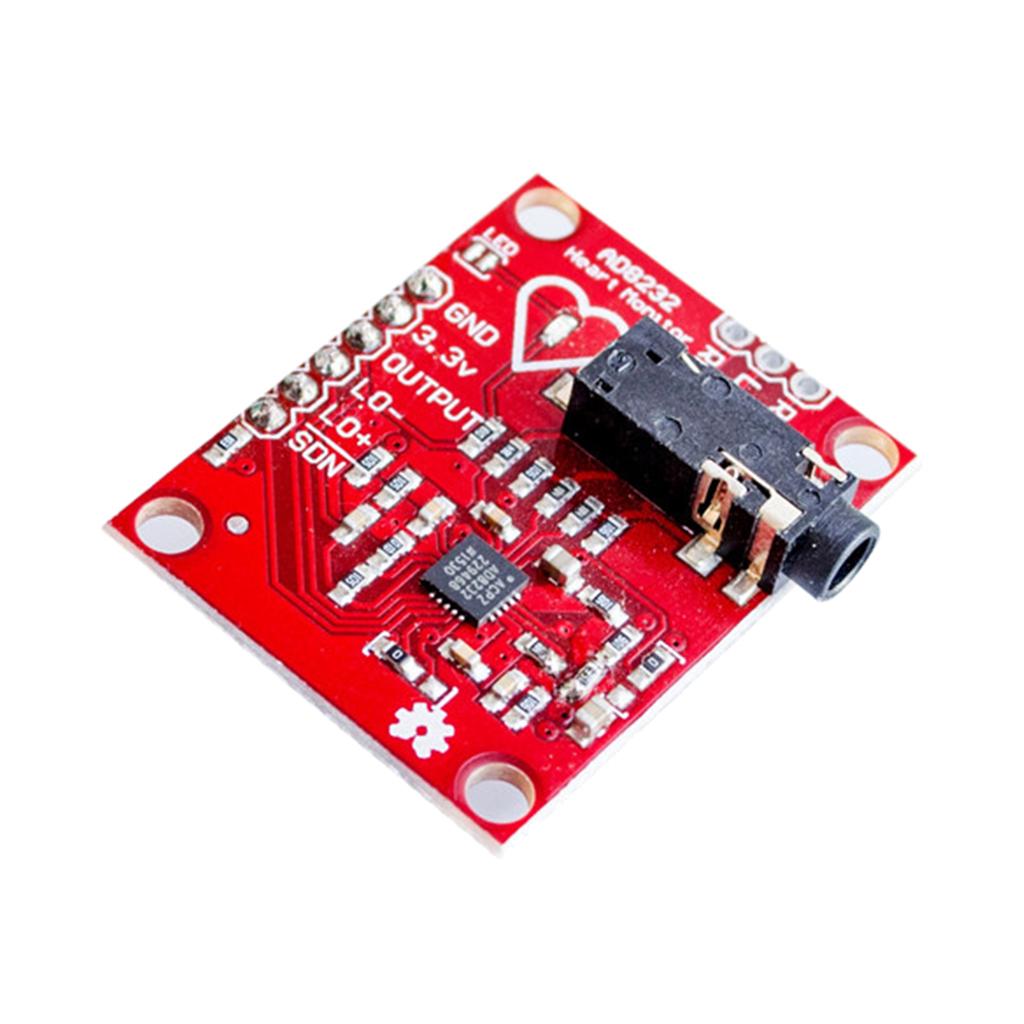 AD8232 ECG Module Heart Monitor Measurement Sensor Pulse Signal Board Set