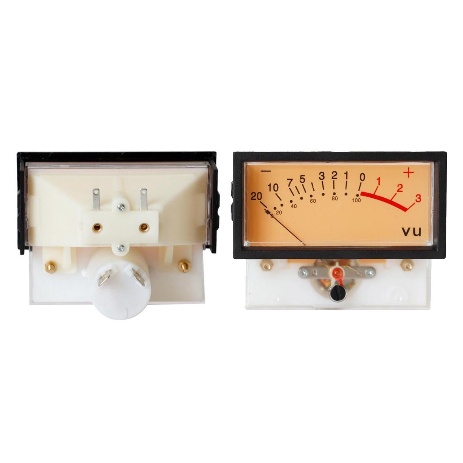 2pcs TN-73 VU Meter Power Amplifiers DB Level Header Audio Meter Chassis