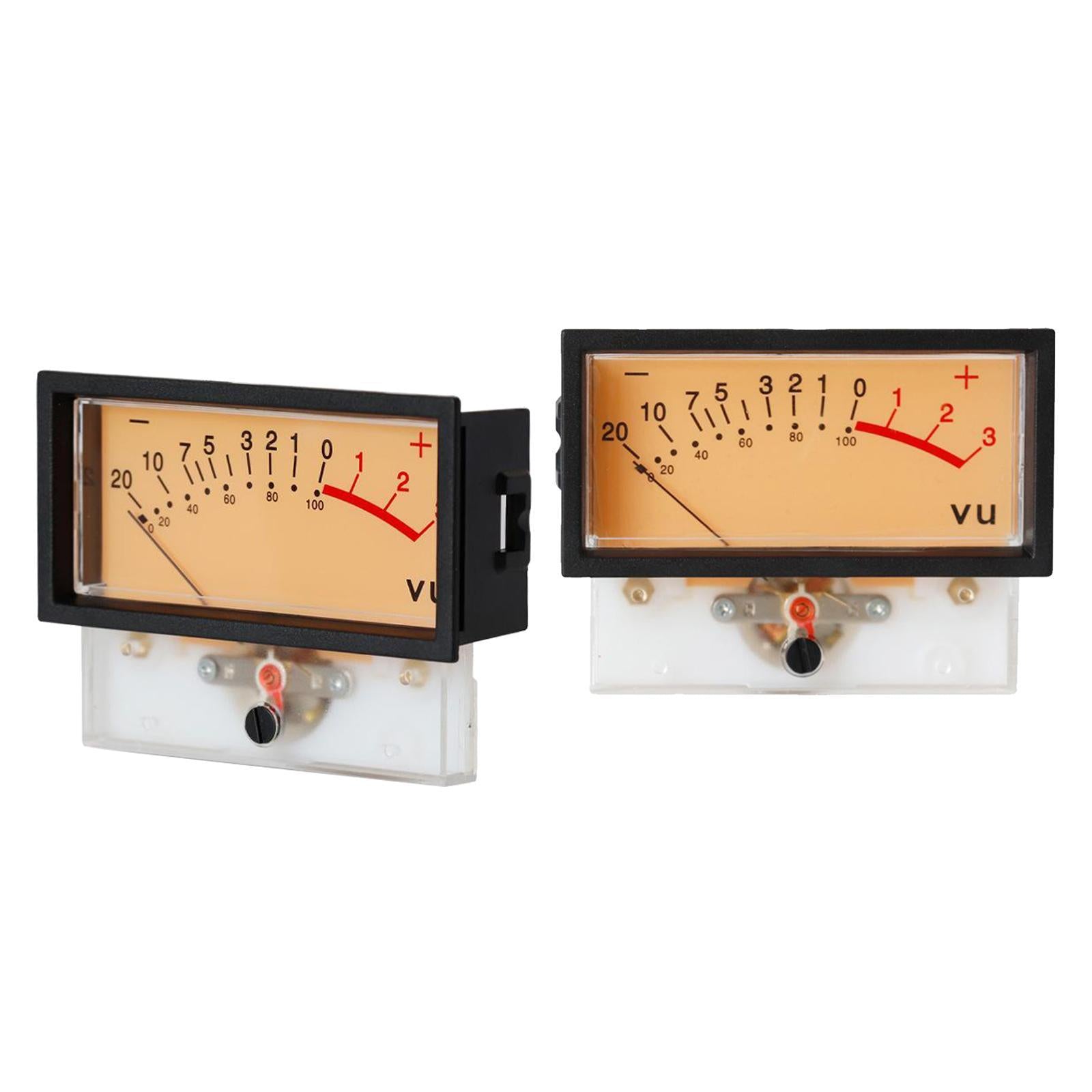 2pcs TN-73 VU Meter Power Amplifiers DB Level Header Audio Meter Chassis