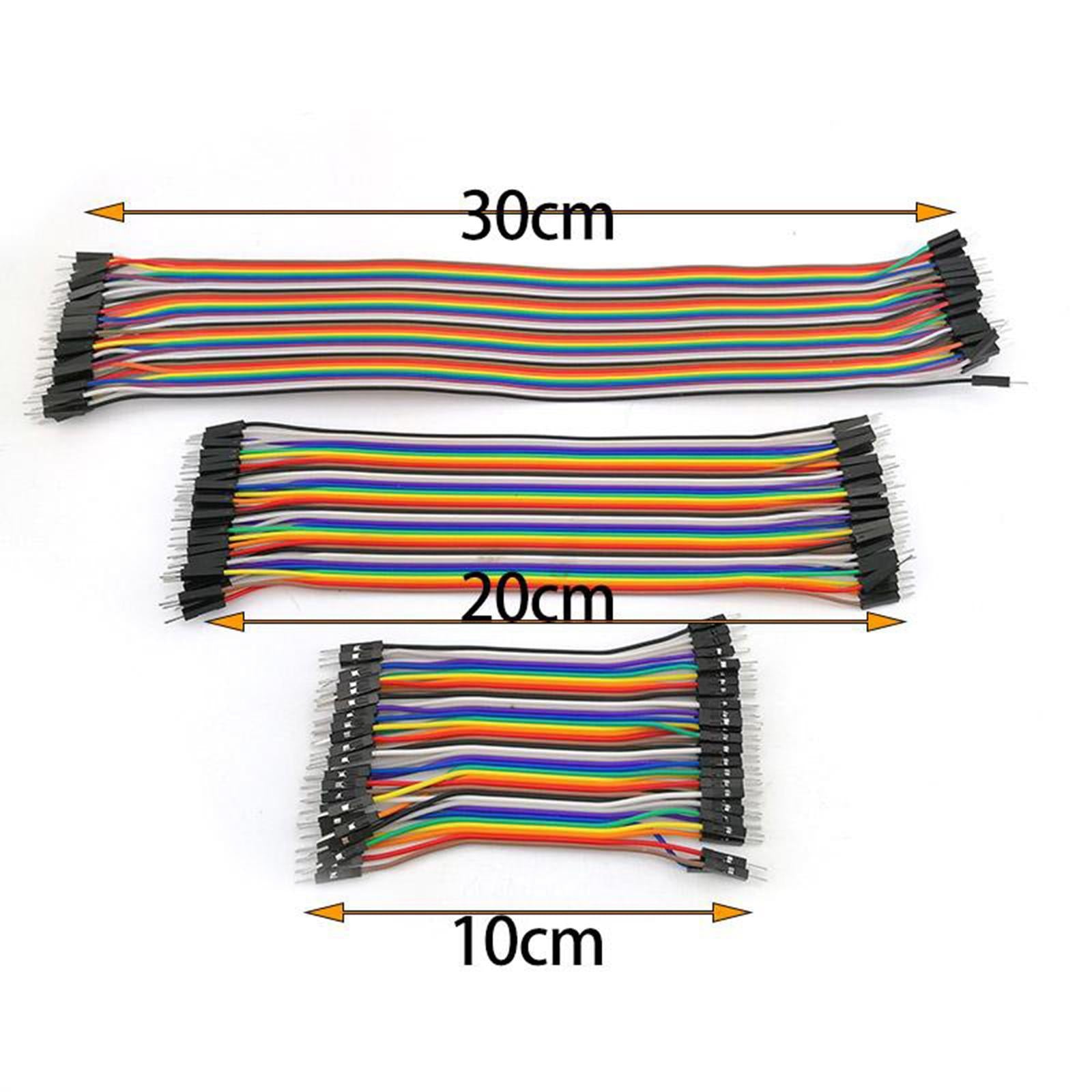 Dupont Jumper Wire Breadboard Jumper Wire Assorted Kit 40pcs M to M 20cm