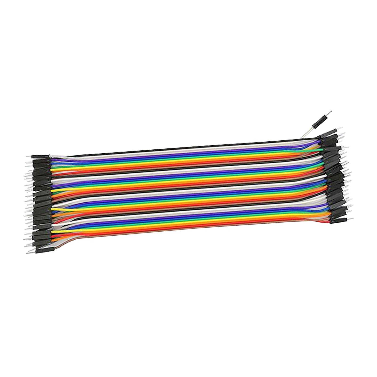 Dupont Jumper Wire Breadboard Jumper Wire Assorted Kit 40pcs M to M 30cm