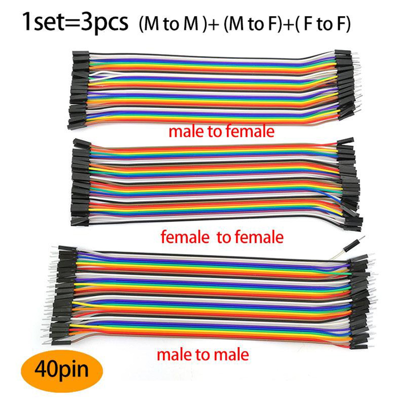 Dupont Jumper Wire Breadboard Jumper Wire Assorted Kit 120pcs 10cm